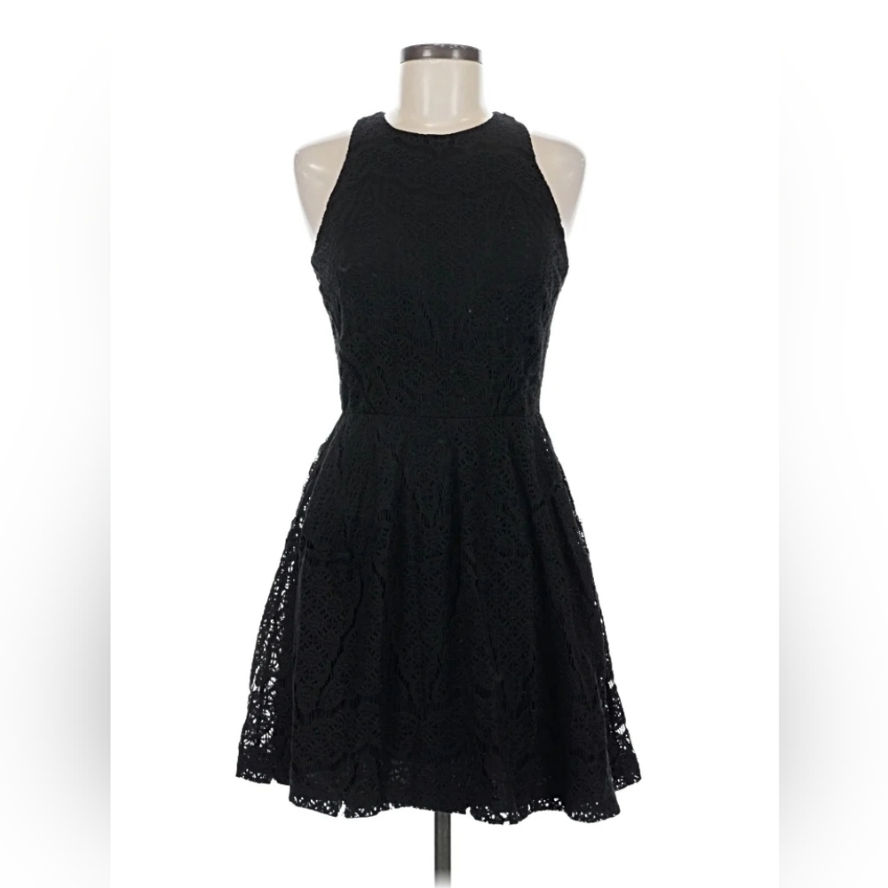 Black Fit & Flare Cocktail Dress